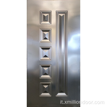 Pelle per porta in metallo stampato dal design di lusso